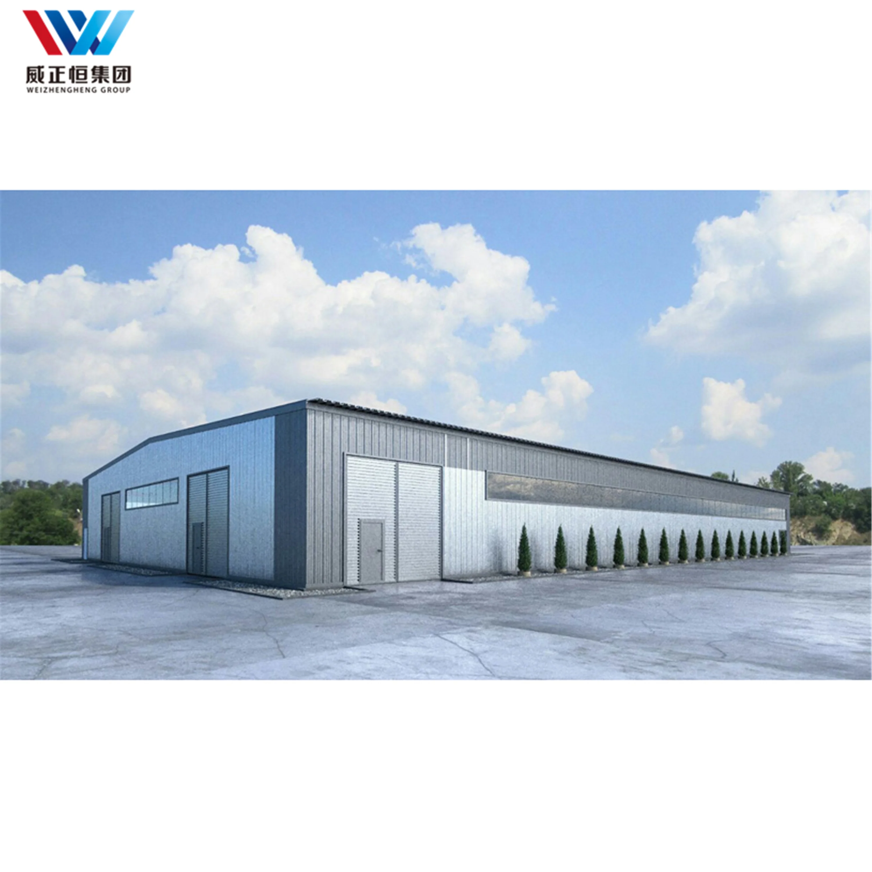 Hot selling professional design prefab steel structure factory warehouse building one stop fast build warehouse construction