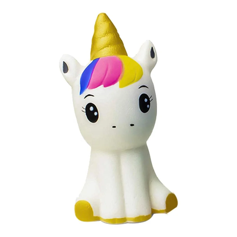 
New design trend binaural unicorn toys slow rising pu foam jumbo squishies animals unicorn squishy toy 