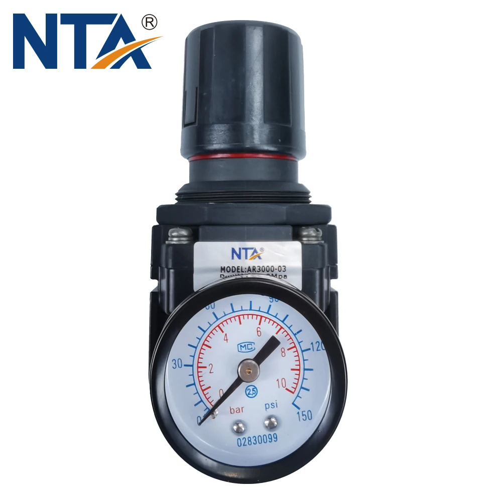 AR Series High Quality Pneumatic Components FRL Compressed Air Pressure Regulator
