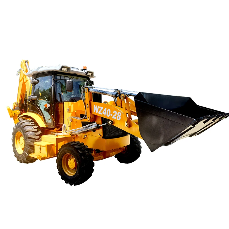 8 Ton Wheel Mini Loader Farm Construction Machinery Small Backhoe Loader For Sale