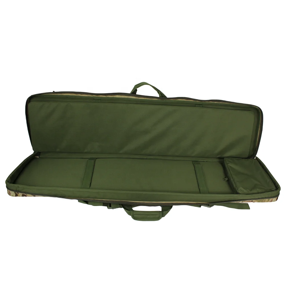 ALFA OEM 51 inch Tactical Double Long Gun Bag Weapons Transportation Case W/Backpack Strap, Lockable Compartment