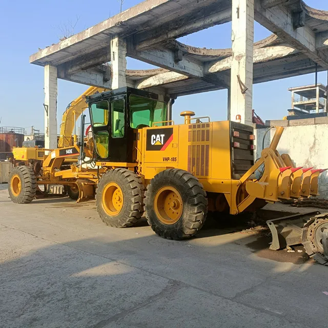 top factory  used caterpillar 140k grader machine good quality on hot  sale in shanghai