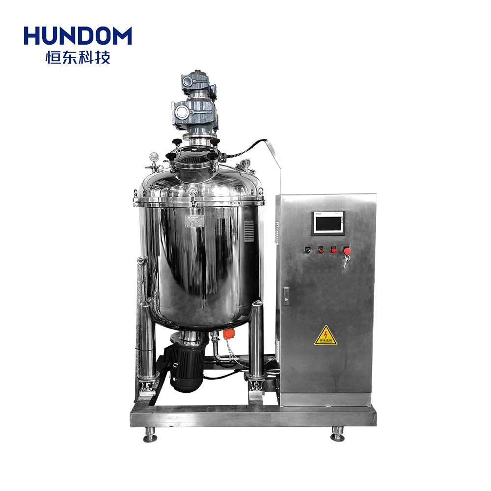 500 liter high viscosity face lotion mixing tank emulsifier cosmetic cream stirring mayonnaise making machine