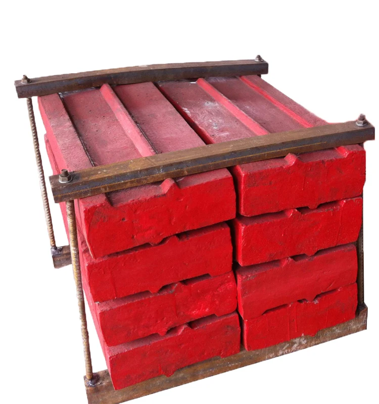 PF 1214 1315 Impact crusher blow bars casting spares parts in Mining Machinery