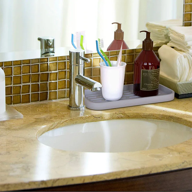 Factory Wholesale Silicone Sponge Holder For Kitchen Sink