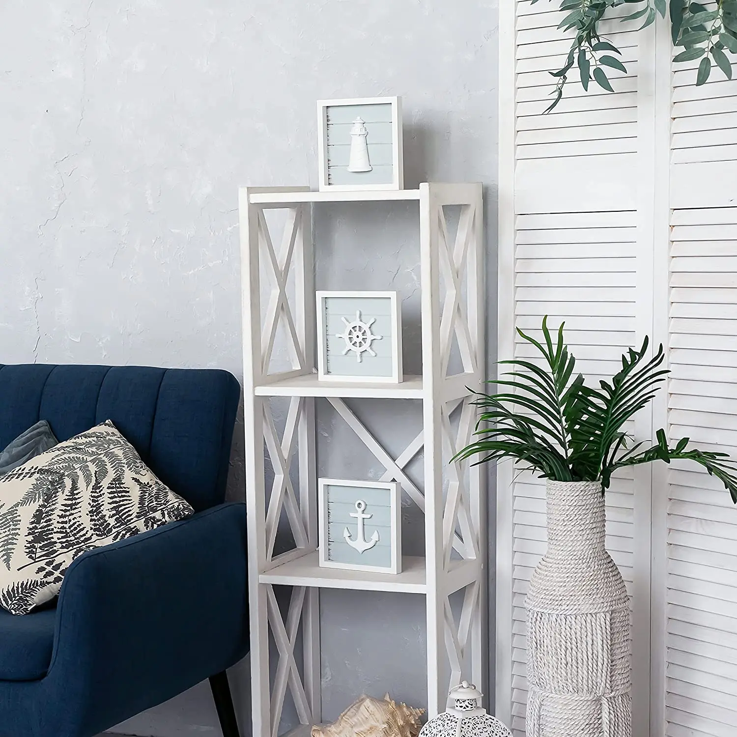 Wall Art,Wall Decor Interchangeable Seasonal Canvas Picture Framed Decorative Watercolor Painting with 3 Solid,Fall Decor Sign