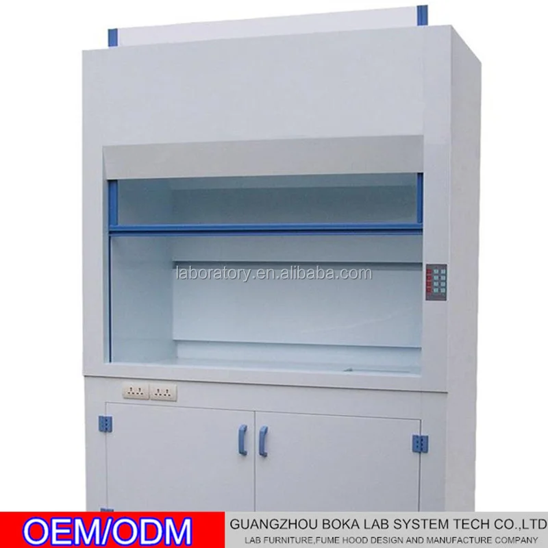 Exhaust Fume Cupboard PP/all steel fume hood