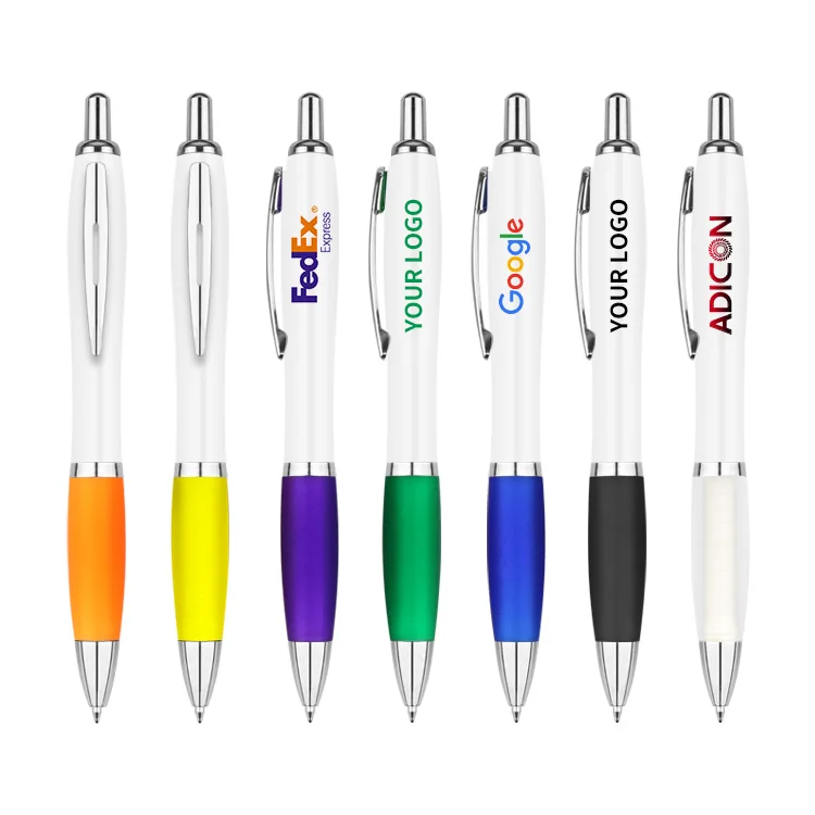 YF PEN Hot Sale Custom Logo Colored Printed Plastic Advertising Ball Point Pen for Promotional