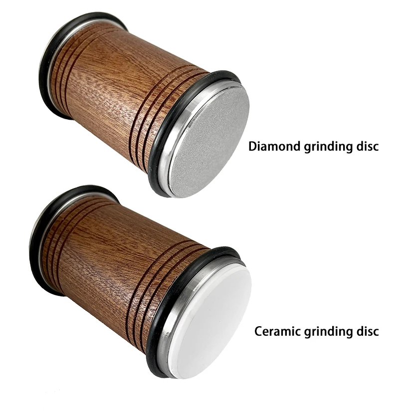 Round manual kitchen rolling knife sharpening kit angle tumbler ceramic diamond knife sharpener