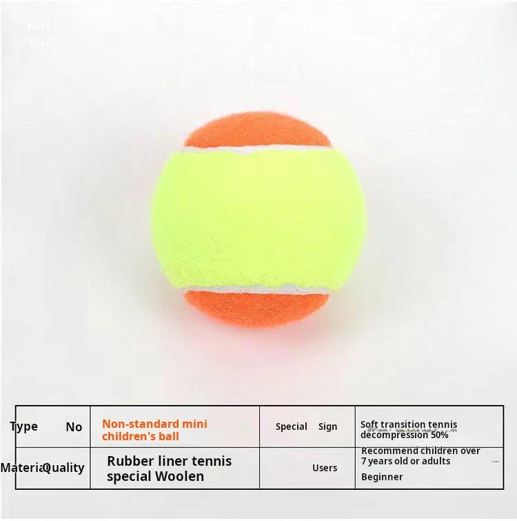 Factory Direct Professional Training Tennis Balls Large Size for Youth Sports Teenagers Children and Babies Rubber Material