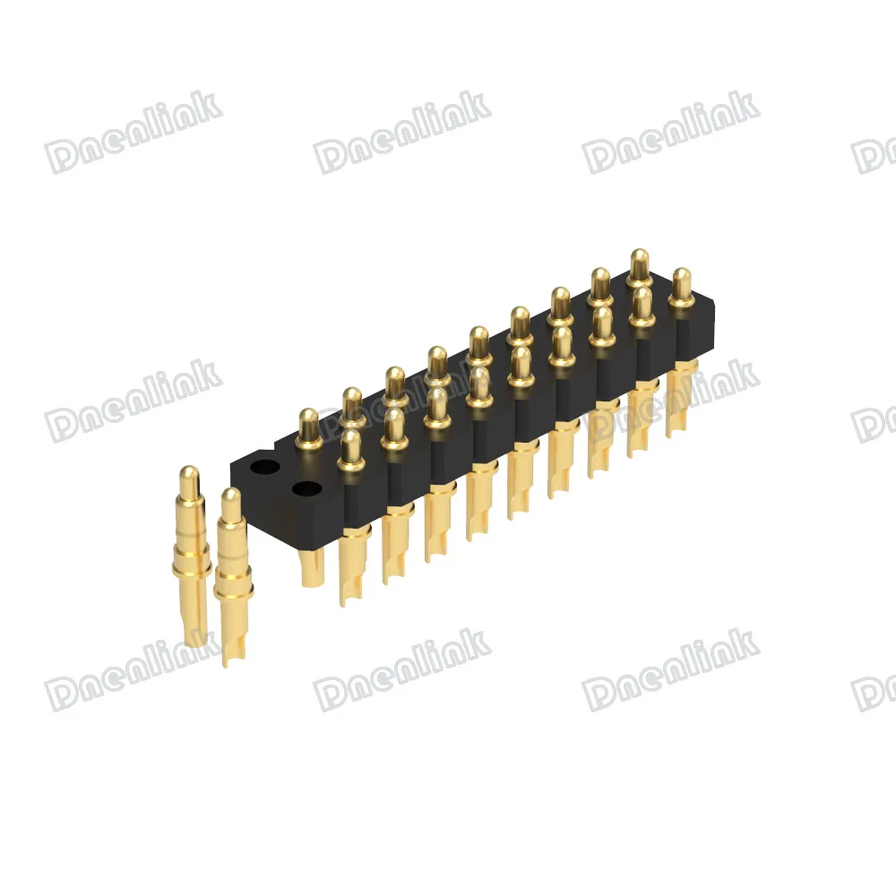 Dnenlink 3.00mm pitch Dual Row H2.5mm  PogoPin connector