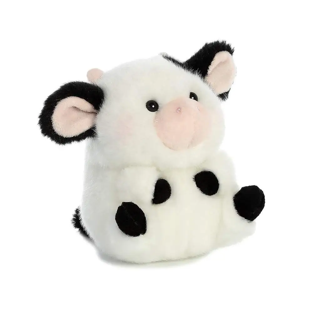 2024 Farm Animal Soft Baby Plush Cow Mini Soft Pig Stuffed Animal Toy stuffed animal toys custom