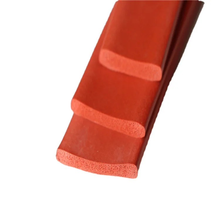 Custom Factory Foam Extrusion Silicone feet Cord liquid Rubber Sealing Round Strip for led flesh light