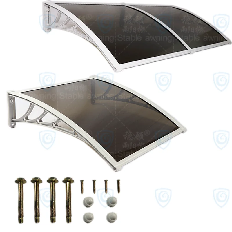 Waterproof Exterior Fixed Awnings Window Door Side Awnings Cheap Price Atm Machine Coffee Shop Awnings Canopy for Outdoor