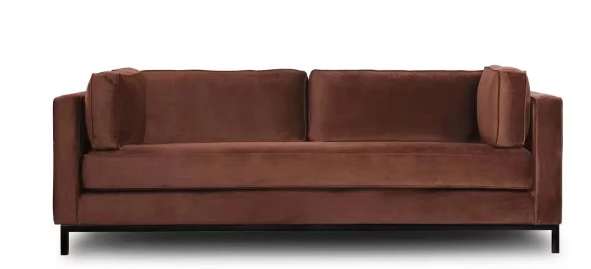 lifestyle living Room Furniture leather sofa with stainless steel legs sofa bed  china furniture living room fabric sofa