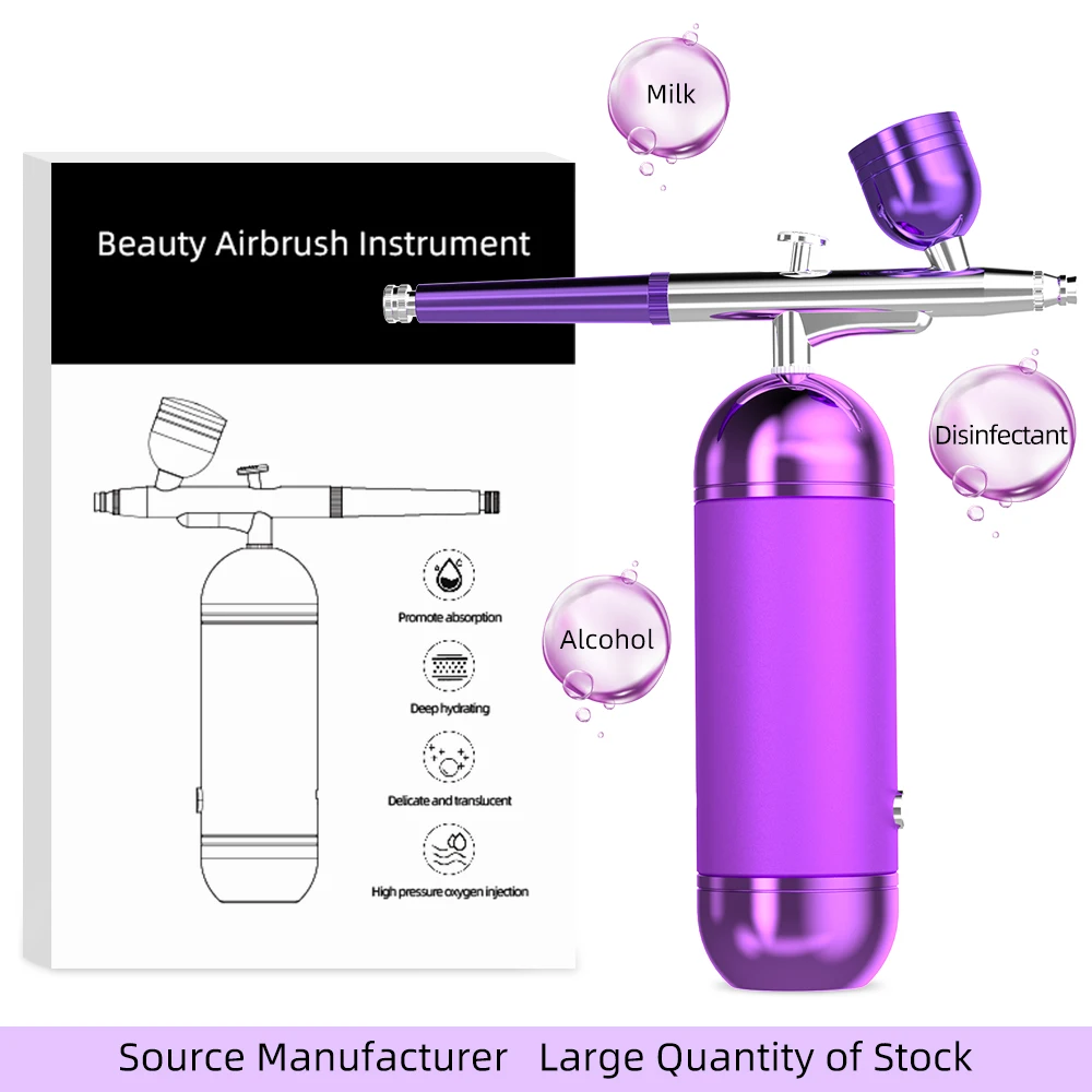 Trending Products 2022 New Arrivals Nano Spray Gun Beauty Makeup Airbrush Nail Art Instrument Compressor