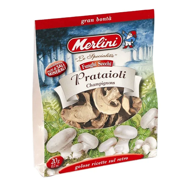 Premium quality PRATAIOLI - DRIED CHAMPIGNON MUSHROOMS 20g made in Italy for export