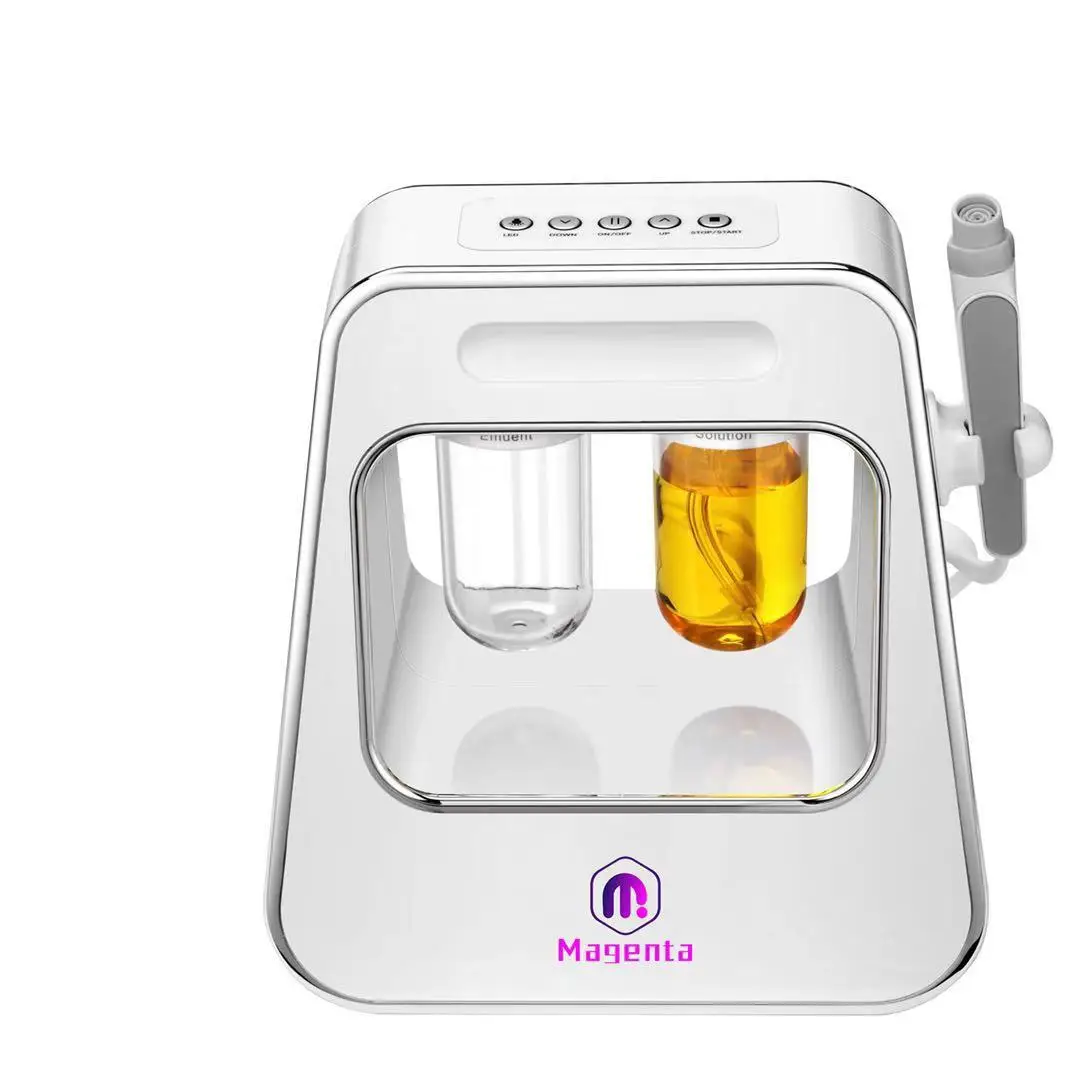
New Skin Care Products 6 in 1 Korea mini homeuse hydra peeling aqua jet peel facial macro bubble beauty machine 
