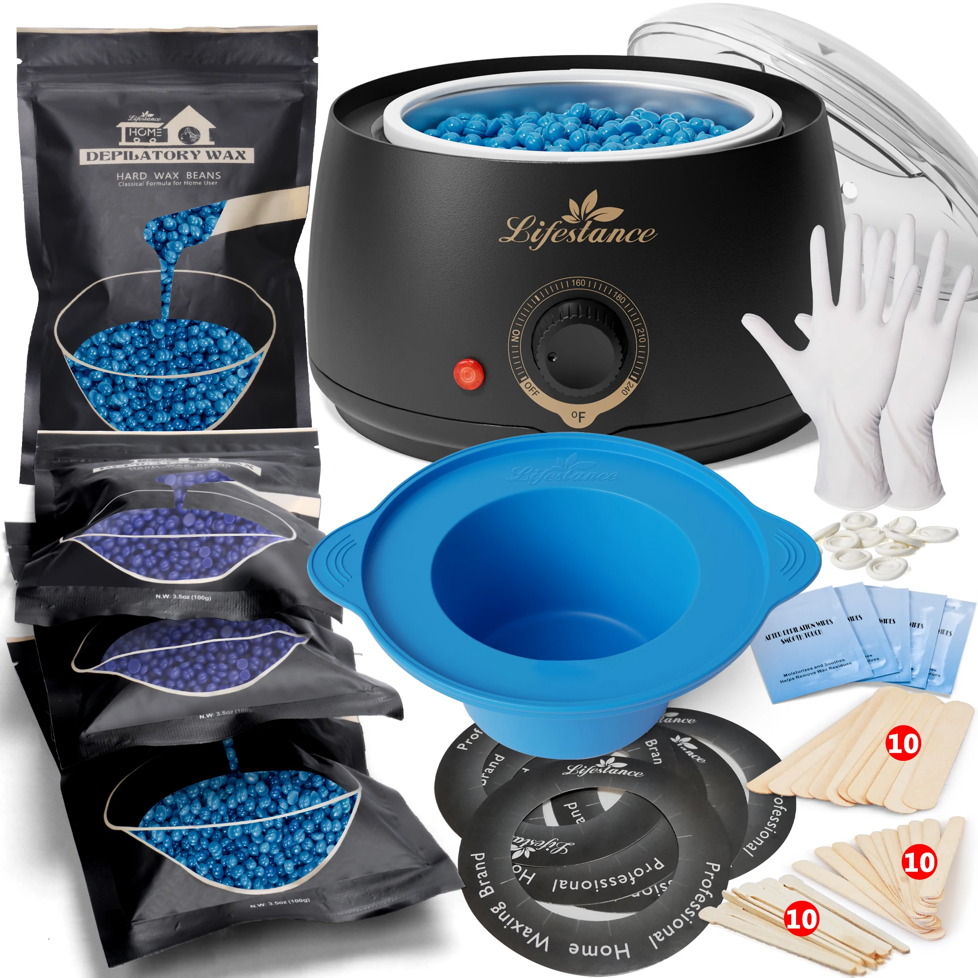 Lifestance depilatory wax heater 500cc Electric Wax Warmer Professional OEM pot warmer wax