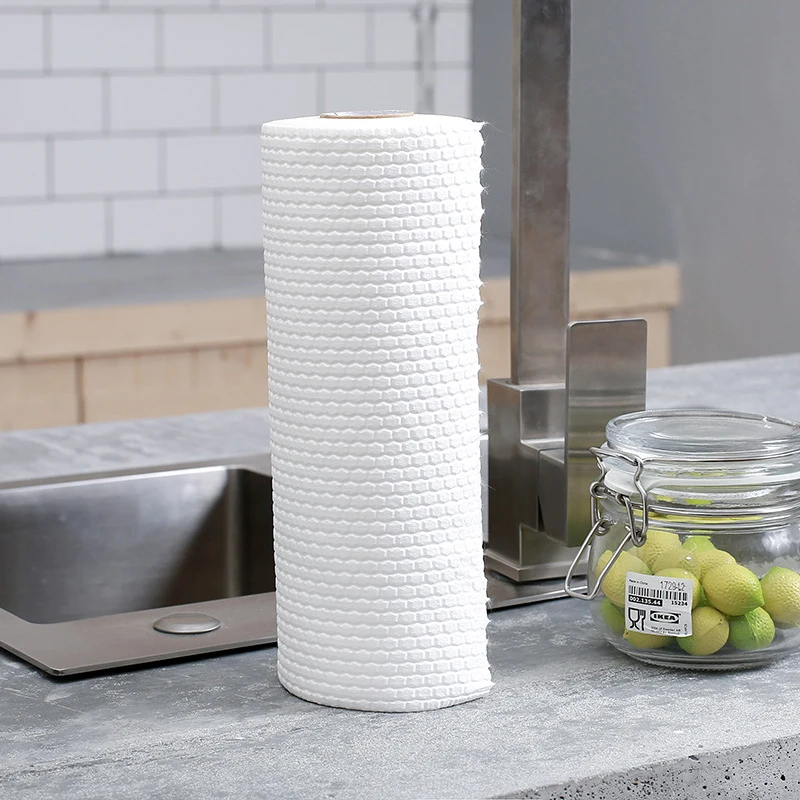 Одноразовые ленивые тряпки, кухонное полотенце, Влажная и сухая стирка, многократная Бытовая Чистка, белые тряпки, принадлежности для посуды