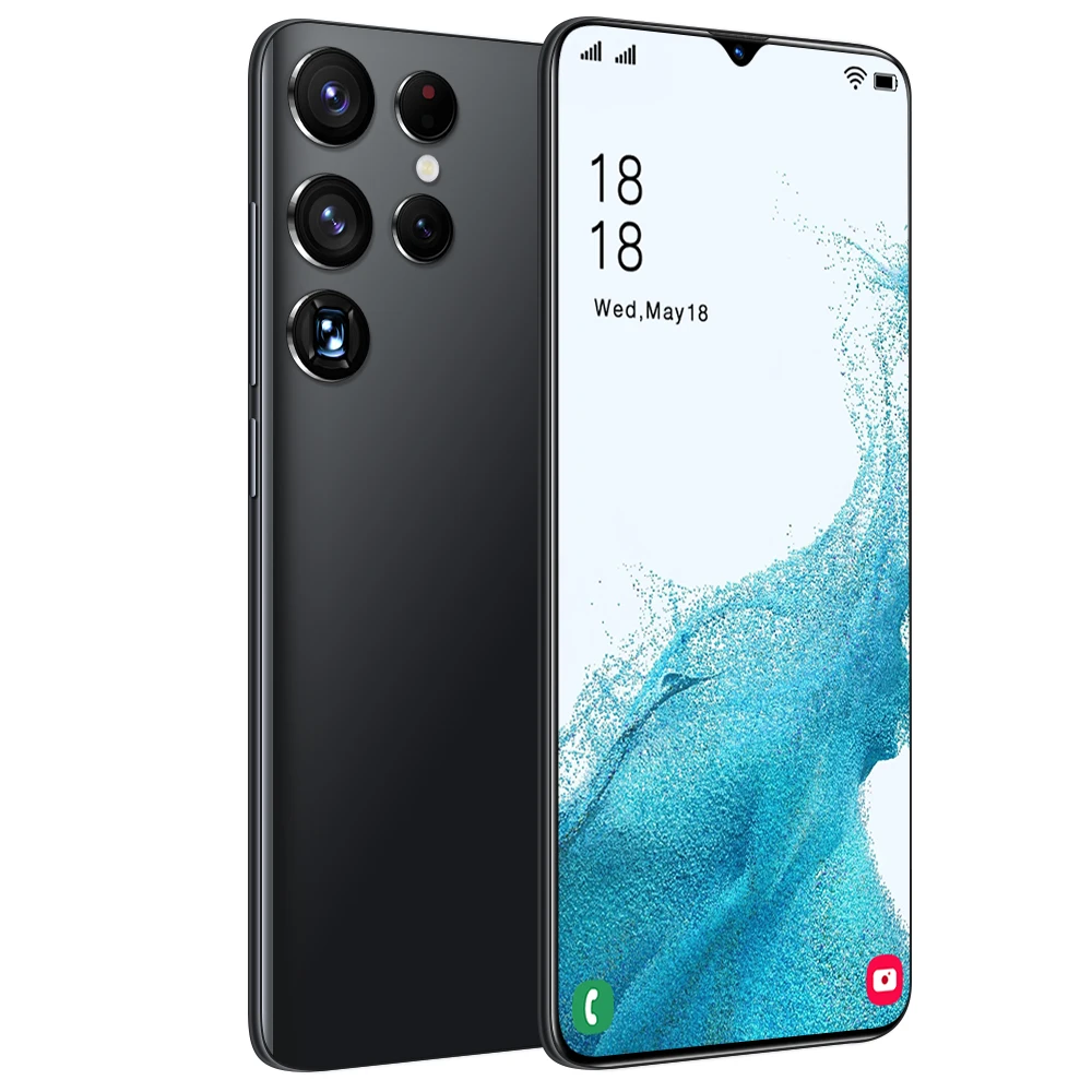 C2002 High Quality  S22+Ultra Original 16gb+1Tb  Double Sim 7300mAh Android Card 48MP+100MP Cell Gaming Phone 5G smart phone
