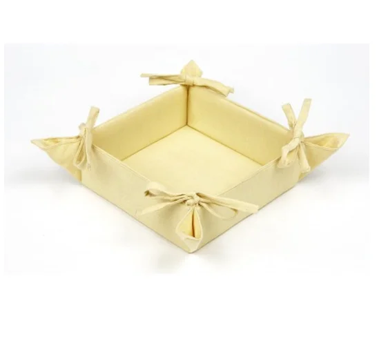 Fashion Style Bread Proofing Basket Baking Square Washable 100% Cotton Polyester Home Kitchen Restaurant Cotton Bread Basket