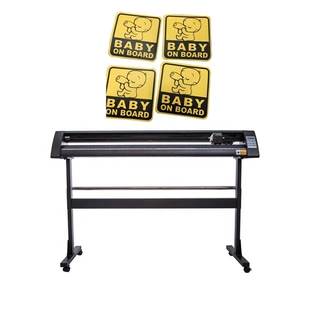 Hot selling customizable black KH-1350 stepper motor cutting plotter high quality vinyl cutter contour for cutting sticker