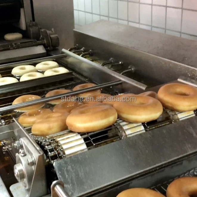 Commercial yeast donuts making machine full automatic donut production line high quality yeast-raised donut food machinery
