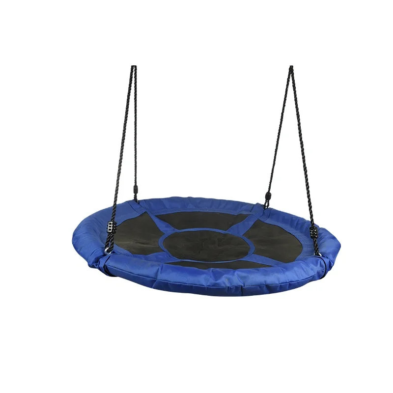 Прочные круглые качели для отдыха в саду, экологичные качели из холста, детские качели