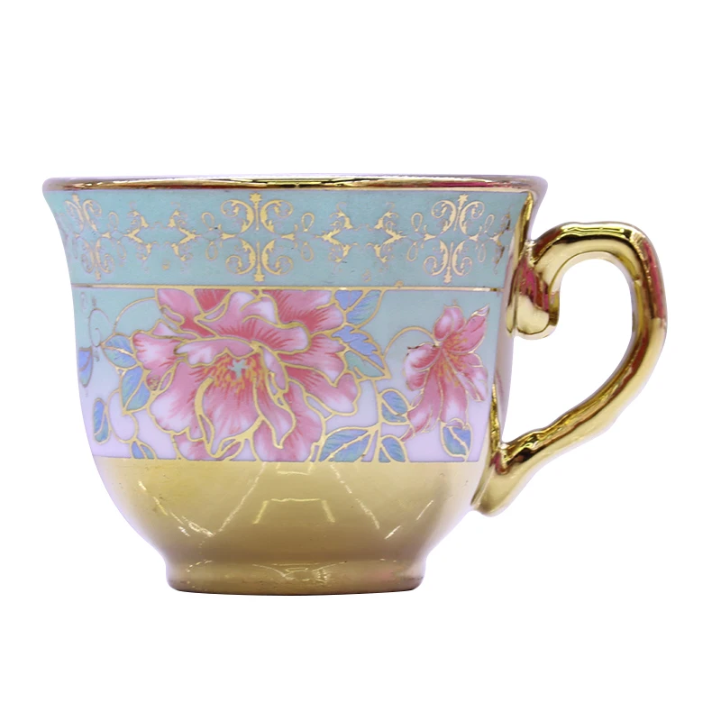 In Stock packing gift box tea pot set porcelain Coffee Luxury Ceramic Tea Pot Set With 4 Cups And Tea Pot