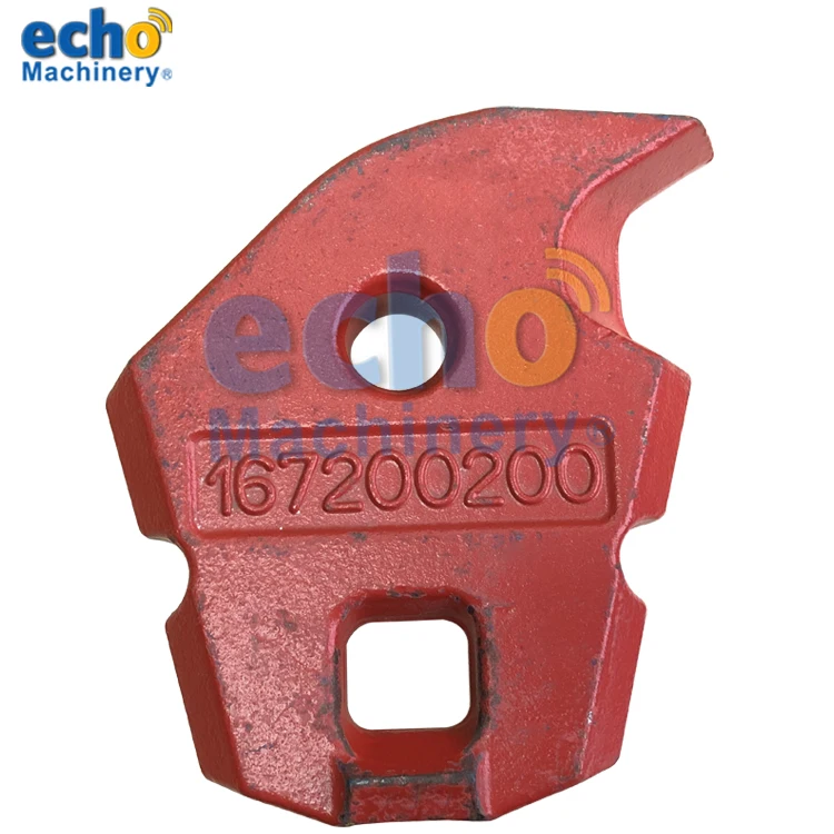 high quality carbide tools shredder teeth for wood shredding from China foundry price