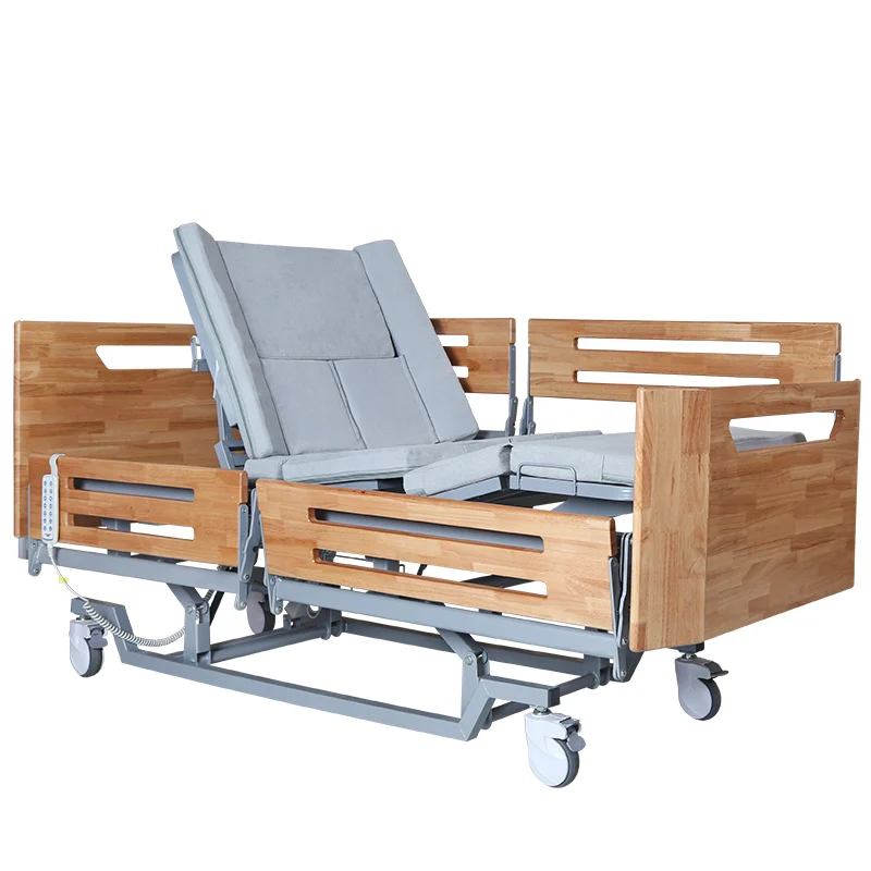 integral lifting premium electric hospital bed with toilet for elder