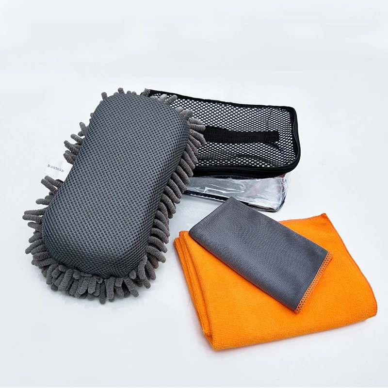 4 шт портативный автомобильный чистый влево/вправо комплект/очистки Автомойка набор инструментов