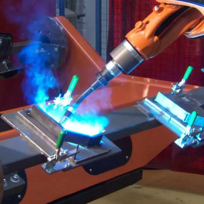 
High Effective Wire Mesh Frame Sliding Block Industrial Robots Welding Machine System 