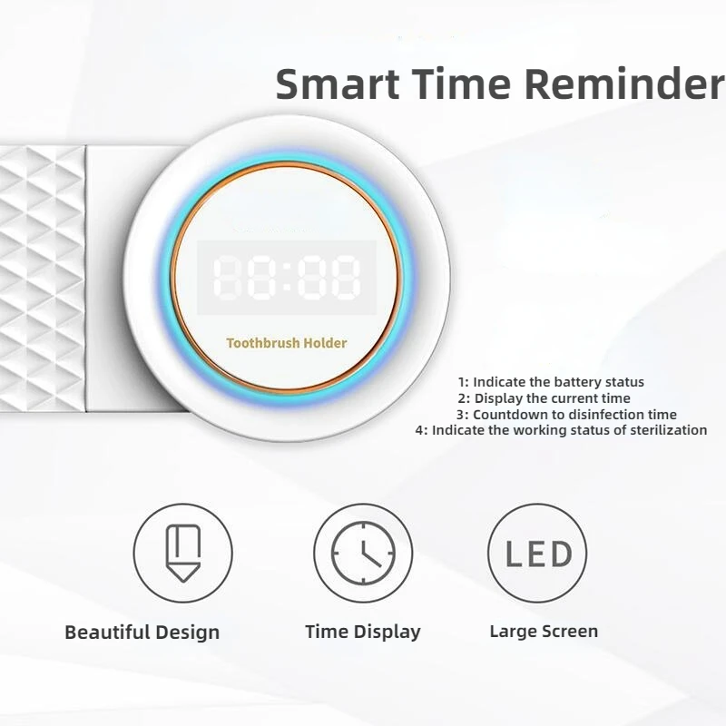 Upgraded Version Of Sterilization And Drying Integrated Toothbrush Sterilizer Intelligent Toothbrush Sterilization Box