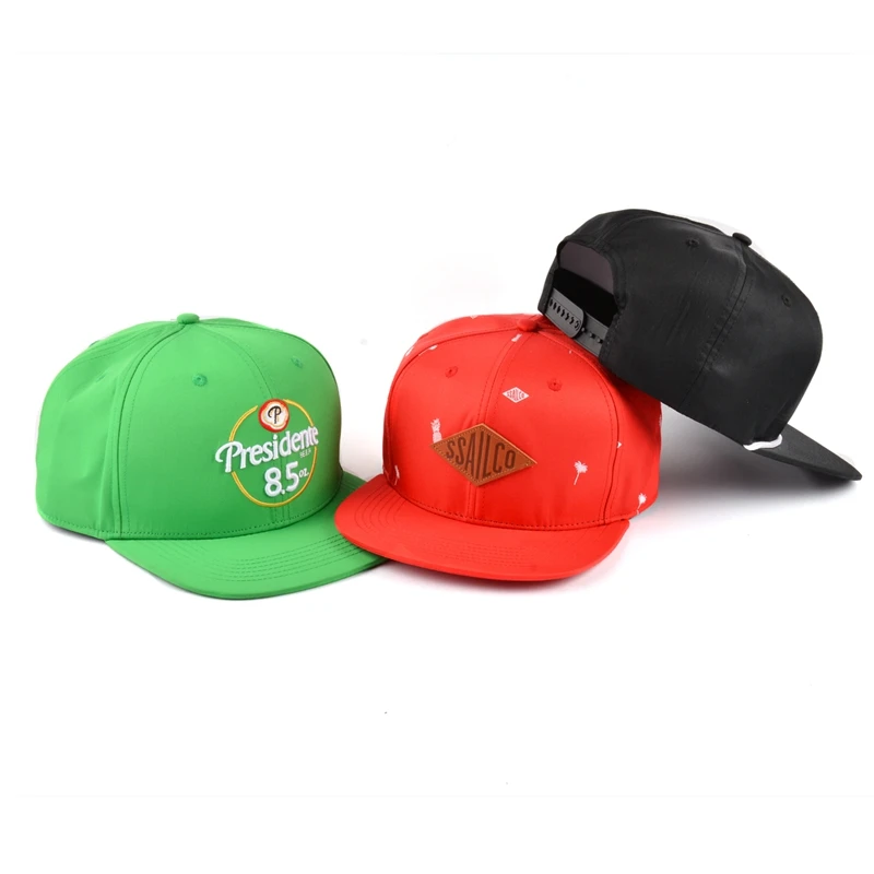 Wholesale New Fashion Embroidery Nylon Snapback Cap Rope Nylon Hat