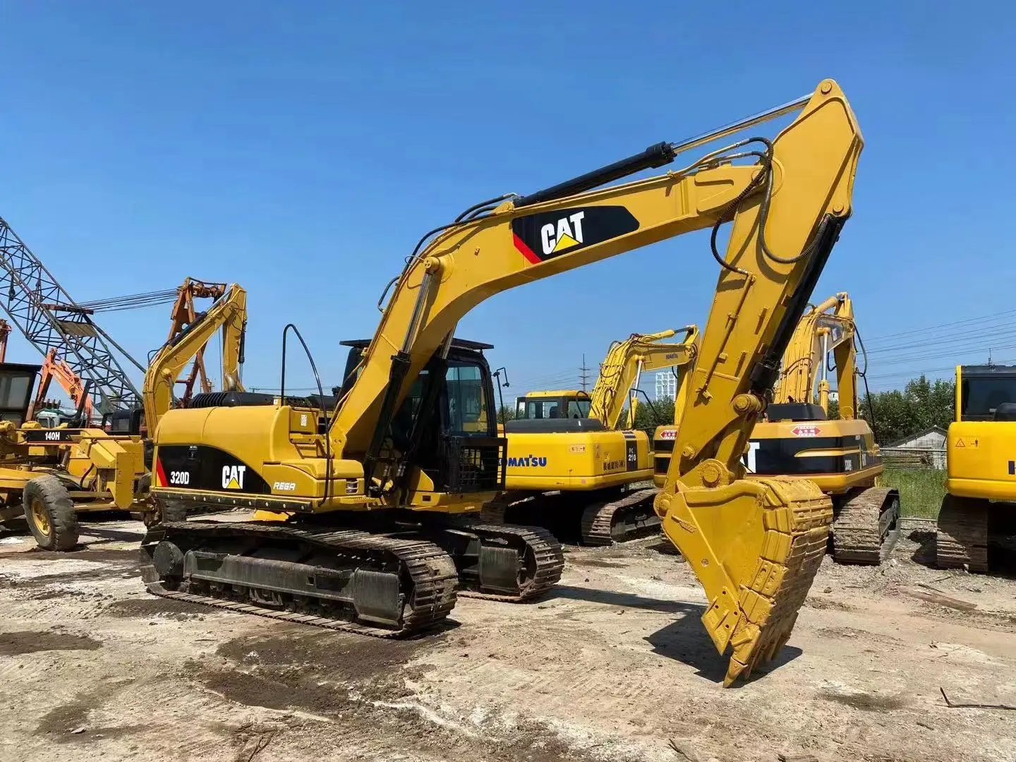 Used Excavator Cat 320 Caterpillar Second Hand Excavator CAT 320D caterpillar In Good Original Condition
