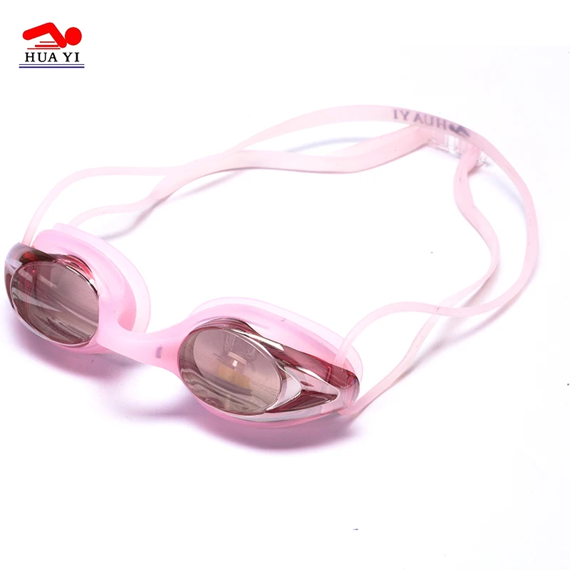 Professional PC Anti Fog Mirrored Adjustable Racing Swimming Goggles For Adult