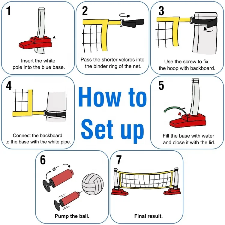 Hot Selling Pool Volleyball Net Outdoor Sports Volleyball Net