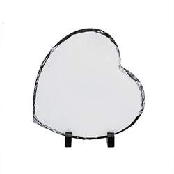 Rectangle stone slate photo and heat transfer photo frame for sublimation blank rock slate