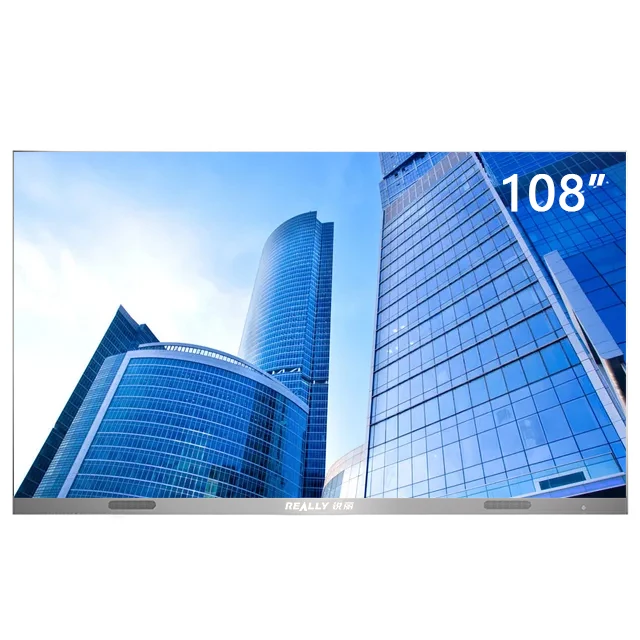 
Really 108 inch Whiteboard Interactive Board All In One Touch 4K Led screen Intelligent Equipment For Meeting 