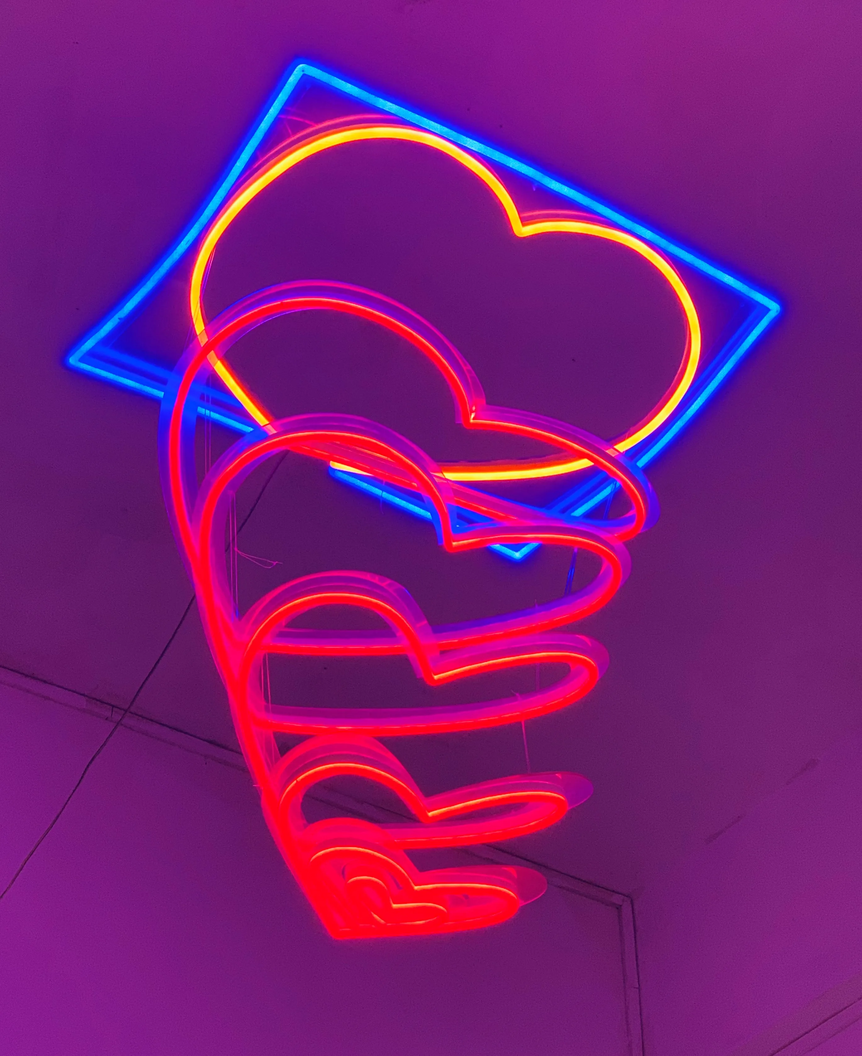 Custom Heart Shape PLED Design Neon custom neon sign Newest Hanging Home business  Wedding Corporate Lighting Gift Ideas