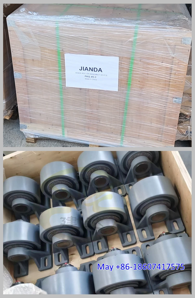 Best Quality Construction Machinery Parts LONDON Drum Roller Assembly for LONDON Concrete Mixer Truck