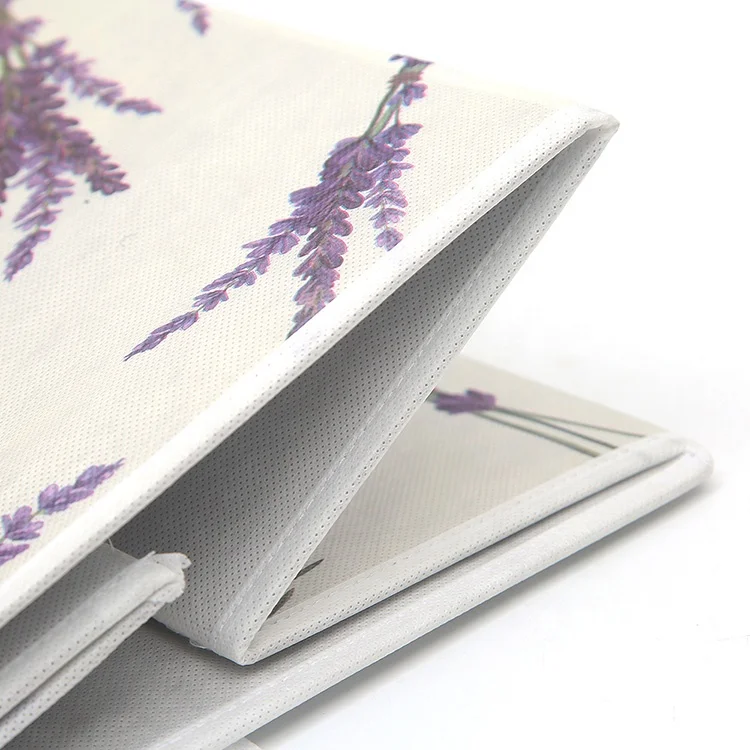 High Quality and Useful Reusable Laminated  Non Woven Fabric Storage Box