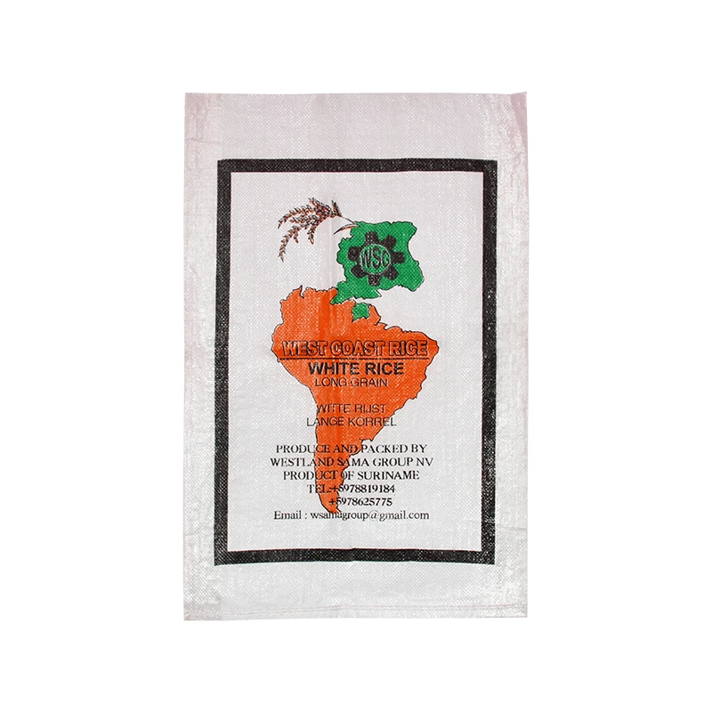 25kg 40kg 50kg 90kg 100kg woven polypropylene bag for grain rice flour food wheat with cheap price