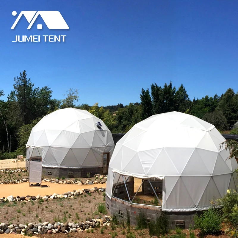 Outdoor House Domos Transparent PVC Geodesic Dome Tents Glamping