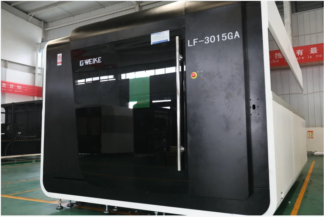 GWEIKE LF3015GA with CE 1500W 2000W 3000W 4000W 6000W IPG Raycus MAX sheet metal fiber laser cutting machine