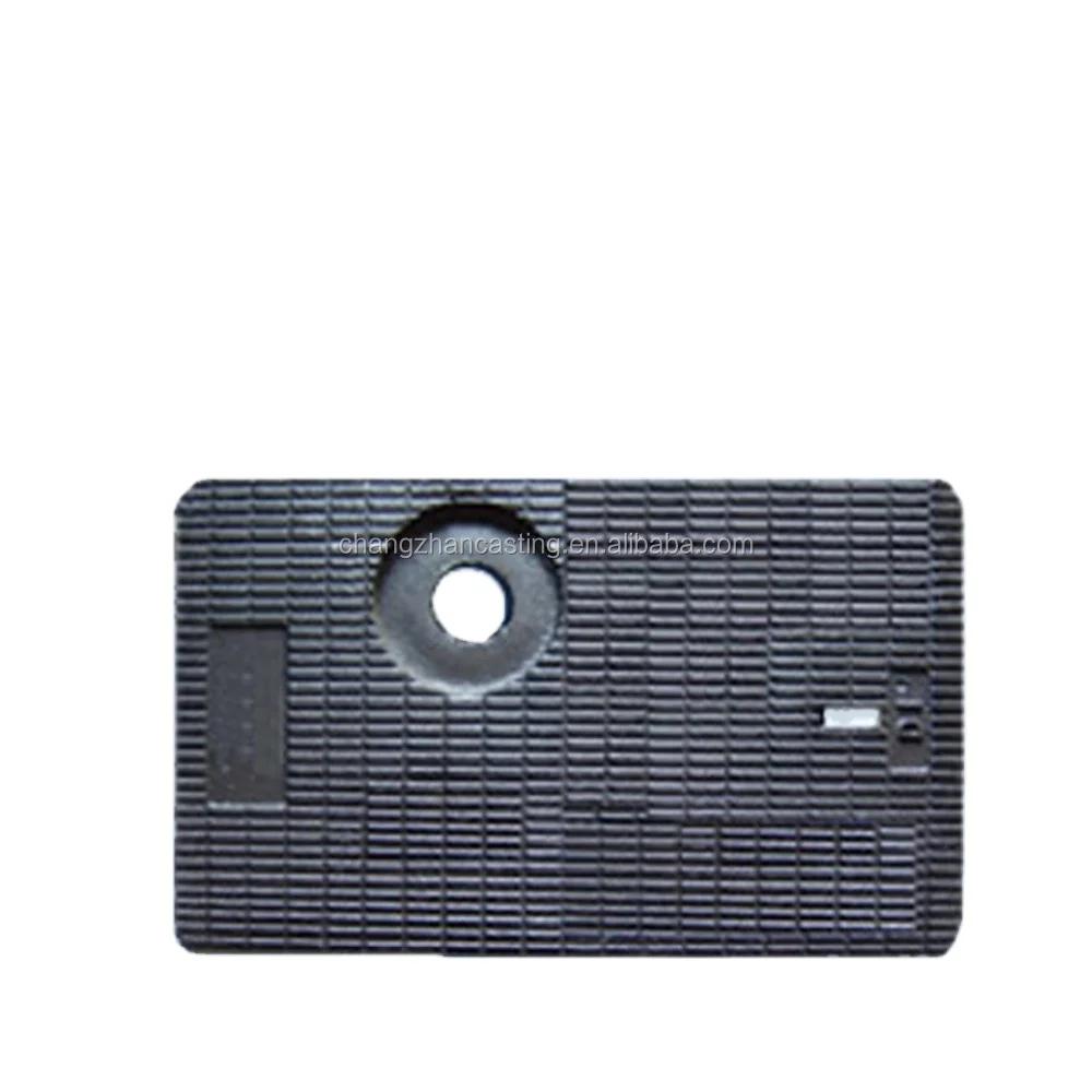 Ductile iron B125 D400 dia600mm round sewerage rectangular manhole cover