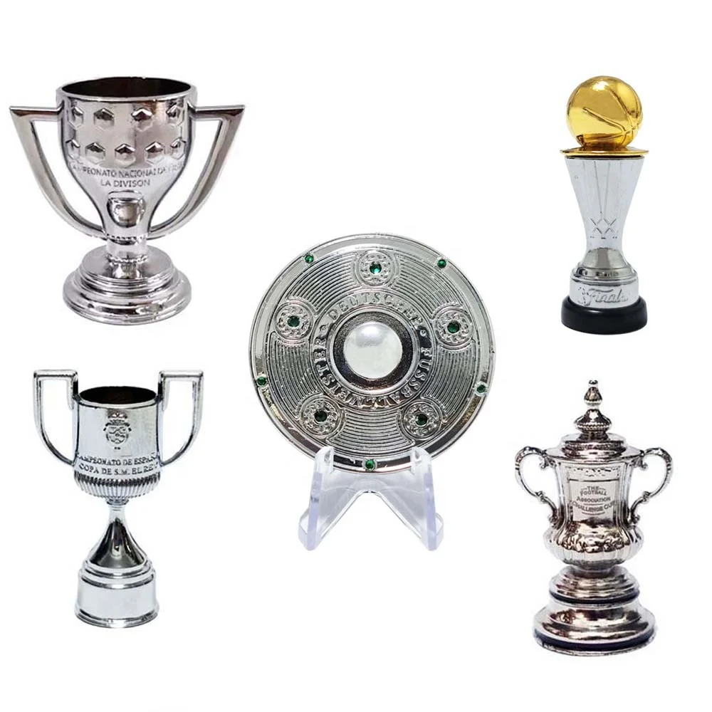 Custom Football League Match Mini EUROPEAN CHAMPIONSHIP Trophy Cup promotional Metal Zinc Alloy CHAMPIONS LEAGUE Trophy