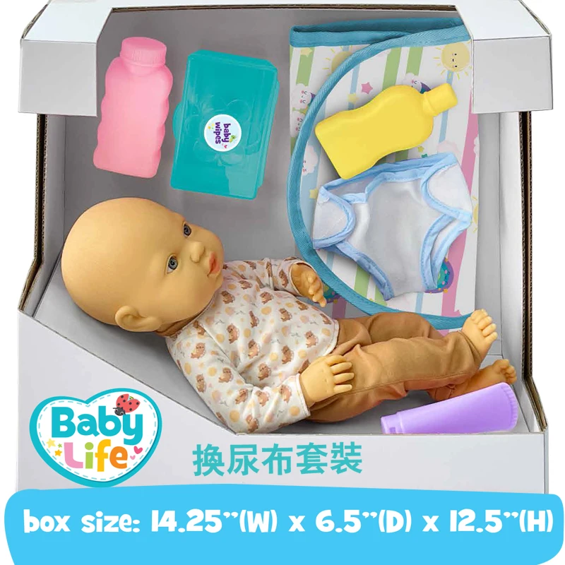 Free Sample 13 inches Reborn baby Doll Customized Real Touch Doll Pretend Play Birthday Gifts